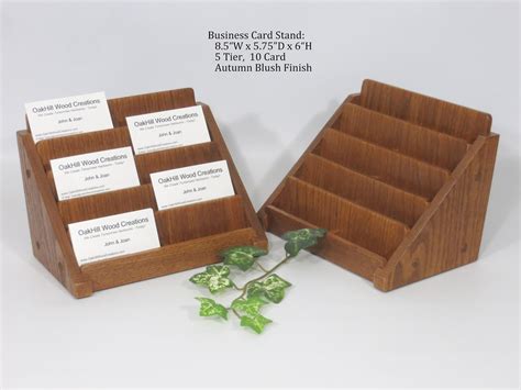 multiple business card holder display.